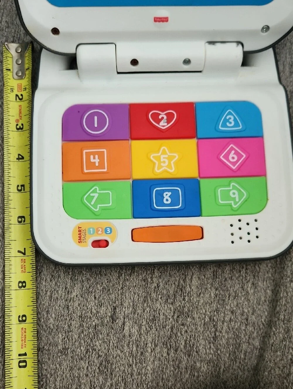 Fisher-Price Blue, White, Purple, Red and Yellow Toddler Learning Laptop